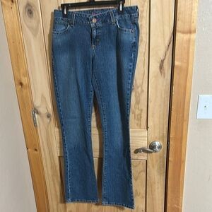 Wrangler Premium Patch Jeans. Bootcut Rodeo Western Stretch